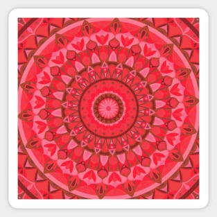 Color Wheel - Red Base Mandala Sticker